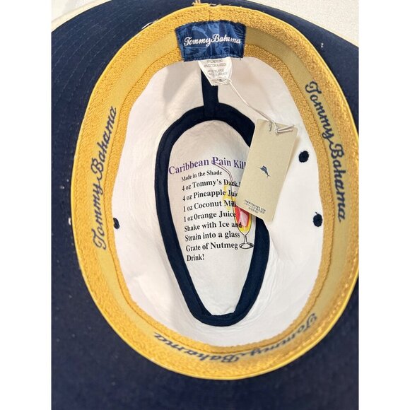 Tommy Bahama NWT Pain Killer Fedora Hat Cool Max - Picture 3 of 7